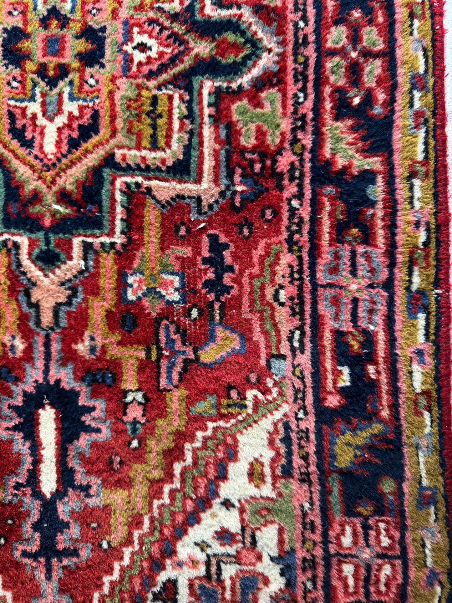 Handmade Oriental Rug 4.7 x 2.4 ft