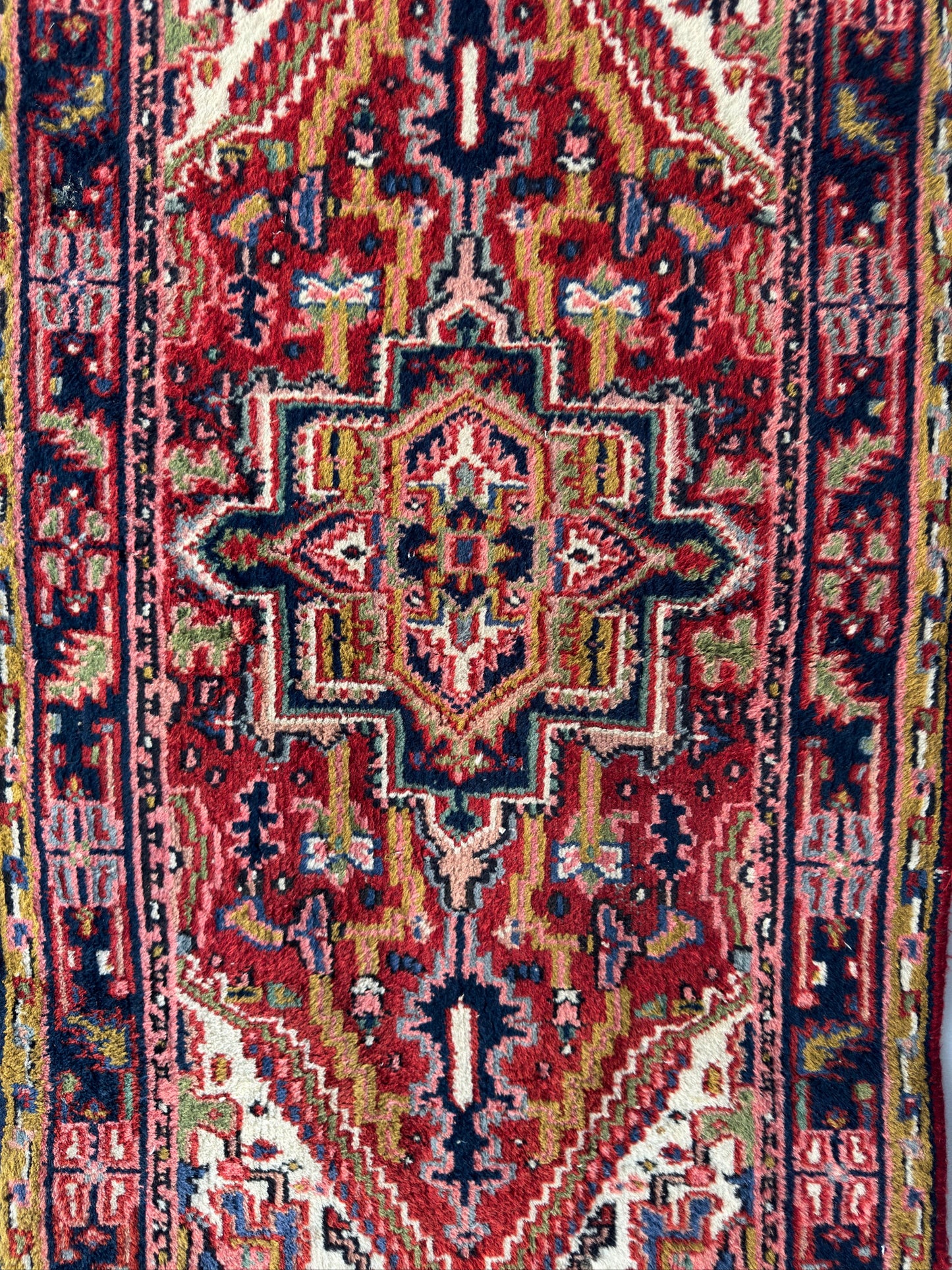 Handmade Oriental Rug 4.7 x 2.4 ft