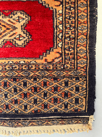 Handmade Mini Lahore Rug 73 x 49 cm | 2.4 x 1.61 ft