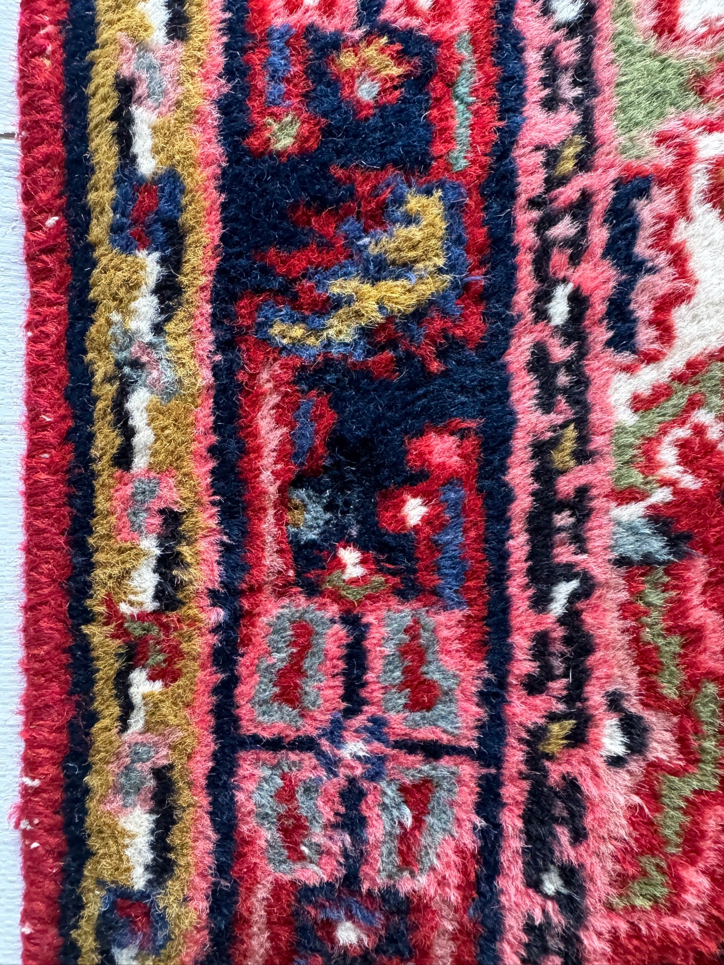 Handmade Oriental Rug 4.7 x 2.4 ft