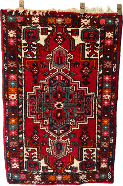 Handmade Oriental Rug 5 x 3.28 ft