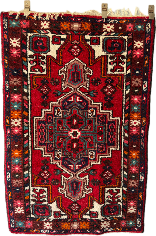 Handmade Oriental Rug 5 x 3.28 ft