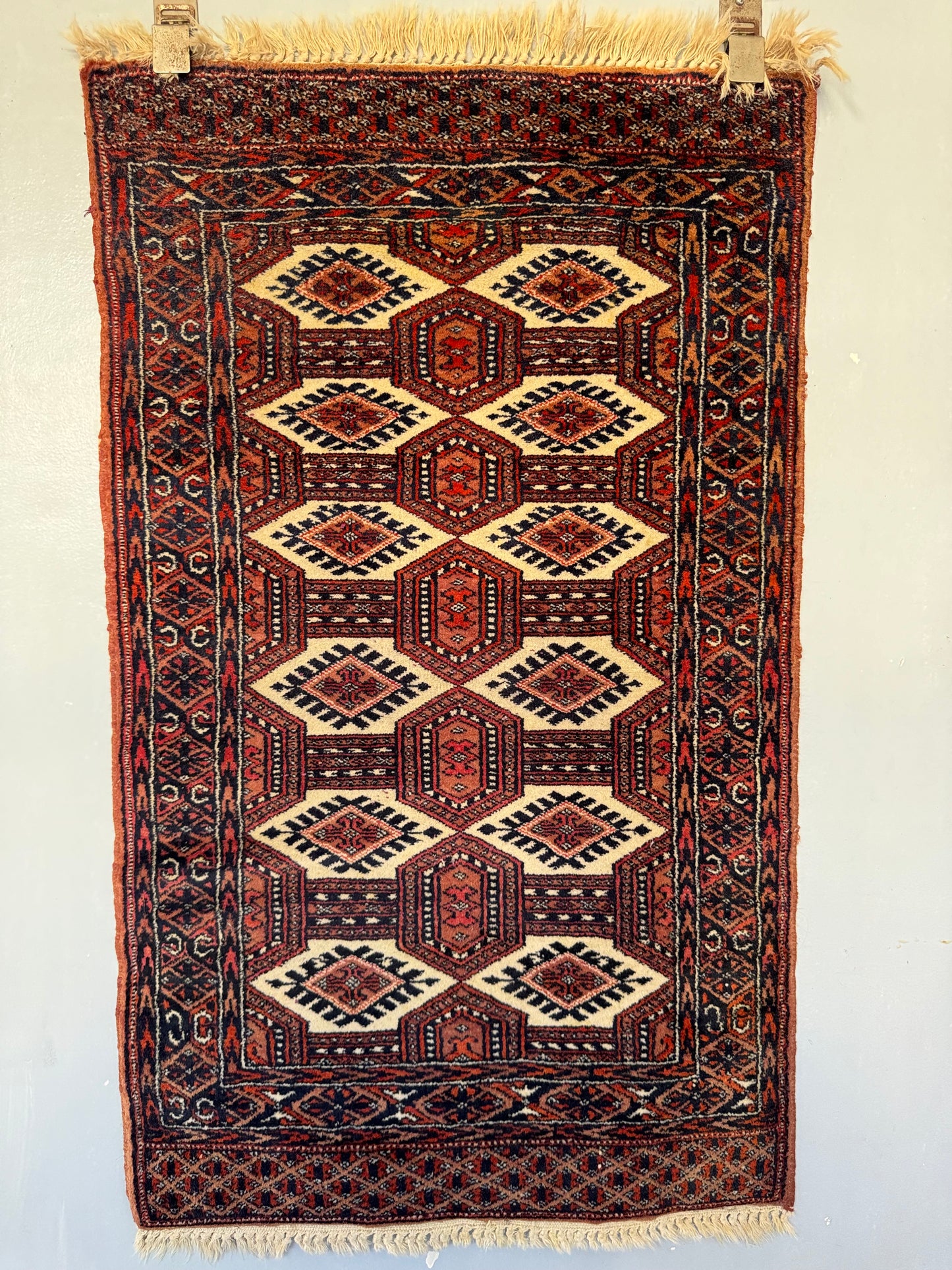 Handmade Jaldar Rug 103 x 62 cm | 3.38 x 2.03 ft