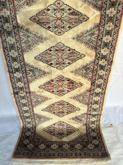 Handmade Jaldar Runner 8 x 2.6 ft