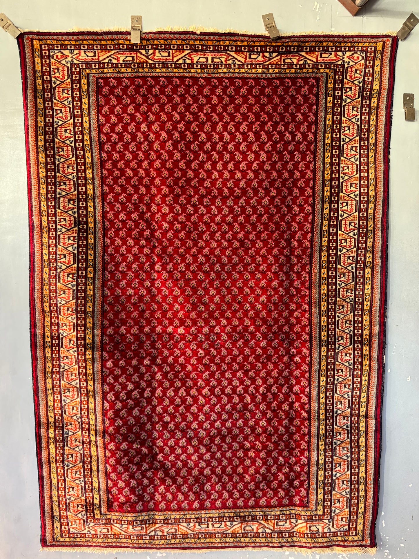 Handmade Lahore Rug 6.2 x 4 ft