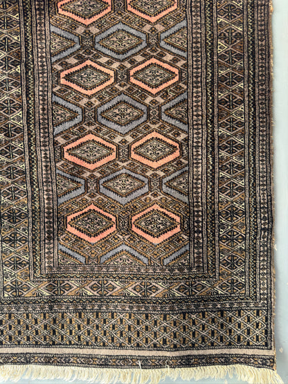 Handmade Jaldar Rug 5.12 x 3 ft