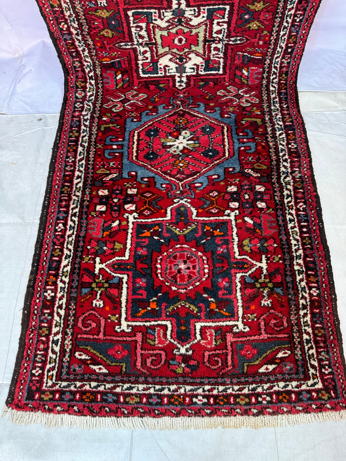 RESERVED ⚡️Handmade Persian Karaja 328 x 86 cm | 10.76 x 2.82 ft