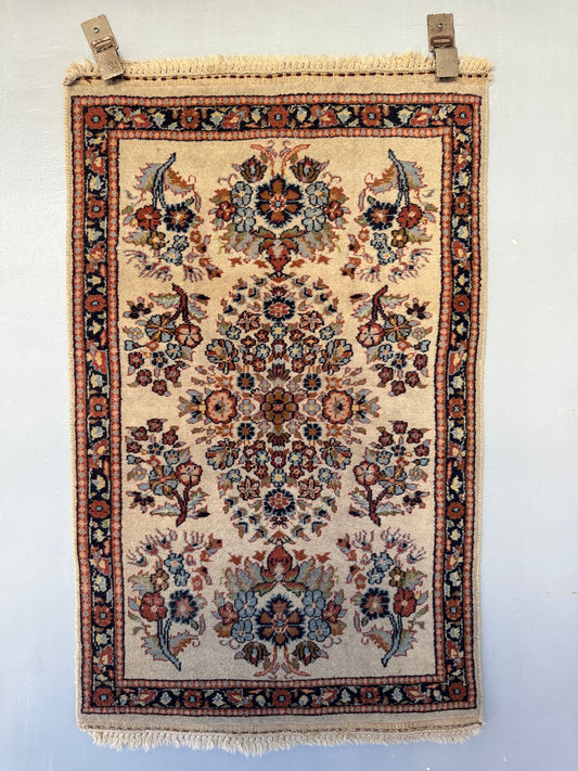 Handmade Persian Lilihan 101 x 63 cm | 3.31 x 2.07 ft