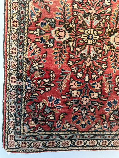 Handmade Persian Lilihan 97 x 63 cm | 3.18 x 2.07 ft