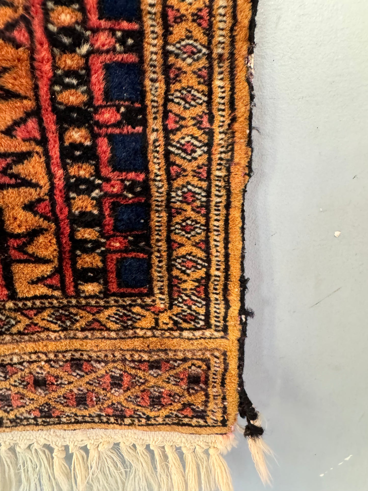 Handmade Mini Lahore Rug 82 x 30 cm | 2.69 x 1 ft