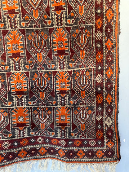 Handmade Zabol Rug 132 x 86 cm | 4.33 x 2.8 ft