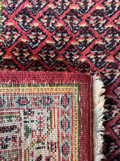 Handmade Persian Mir 4.5 x 2.6 ft