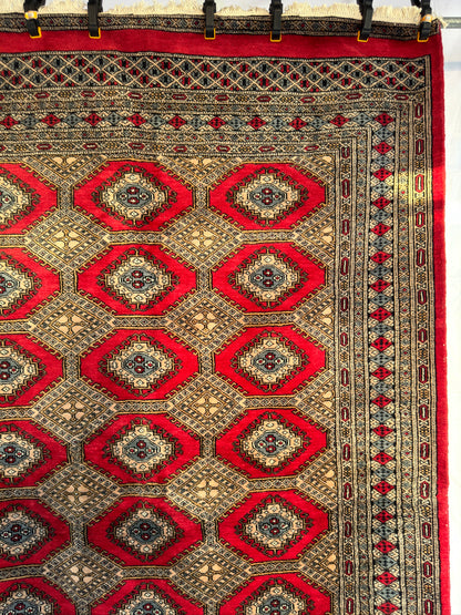 Handmade Jaldar Rug 8.2 x 5.25 ft