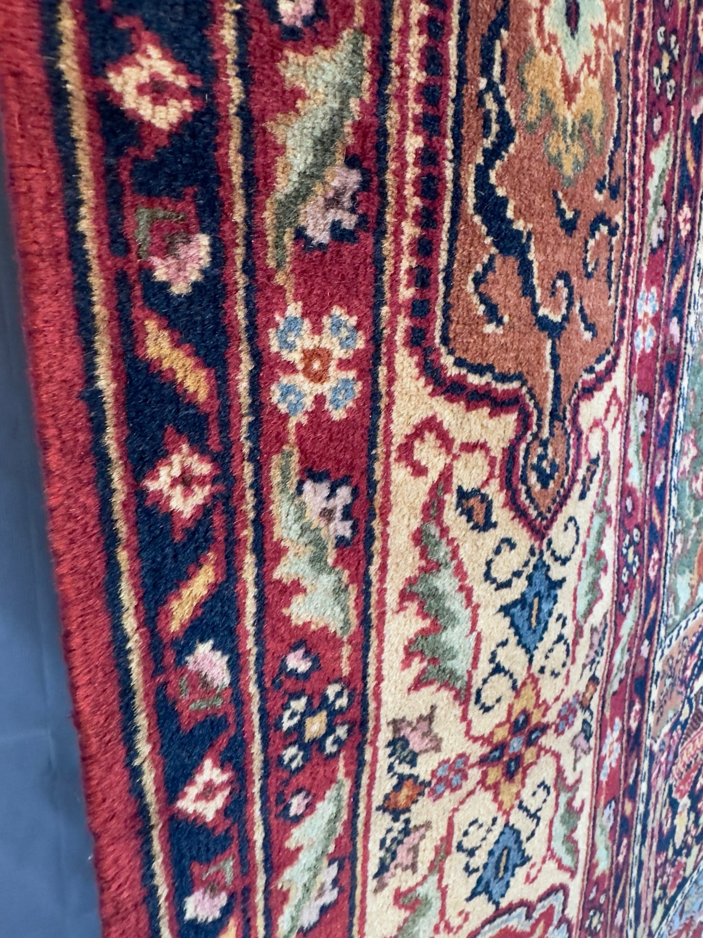 Handmade Romainian Rug 10.83 x 7.55 ft