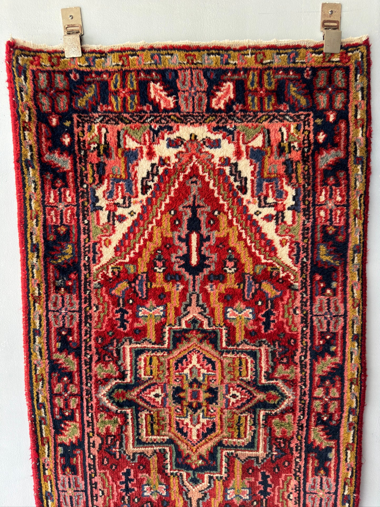 Handmade Oriental Rug 4.7 x 2.4 ft