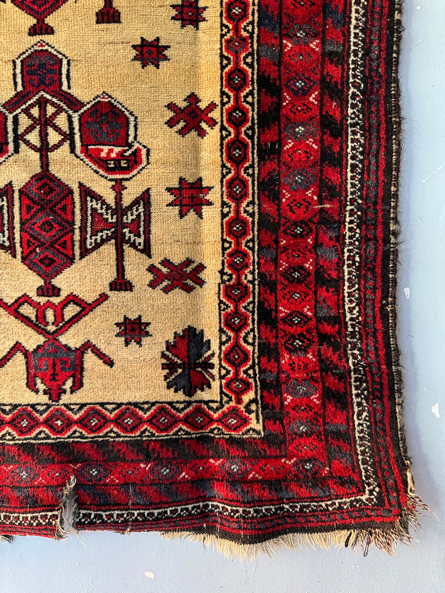 Handmade Baluch 4.5 x 2.8 ft