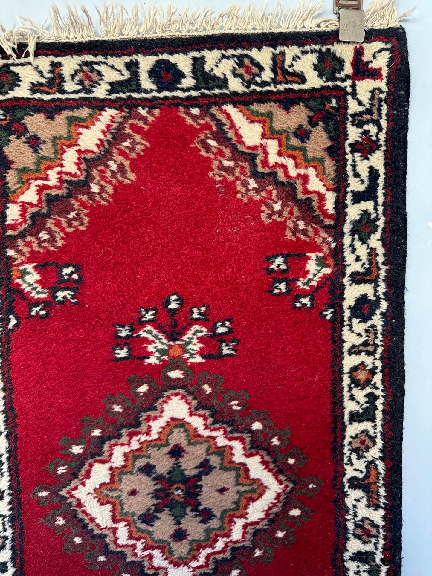 Handmade Indo Rug 120 x 62 cm | 3.94 x 2.03 ft