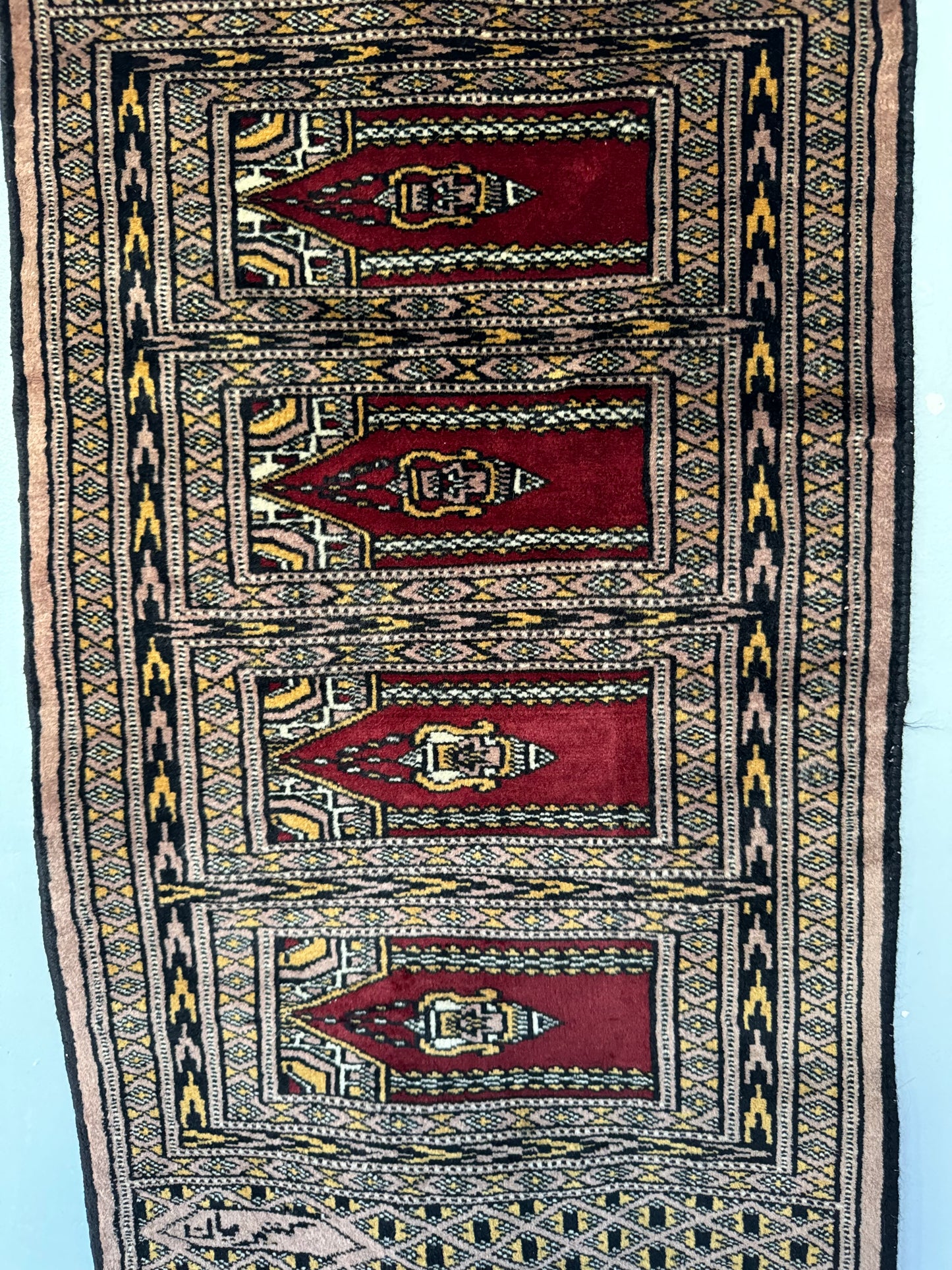 Handmade Mini Lahore Rug 92 x 51 cm | 2.69 x 1.67 ft