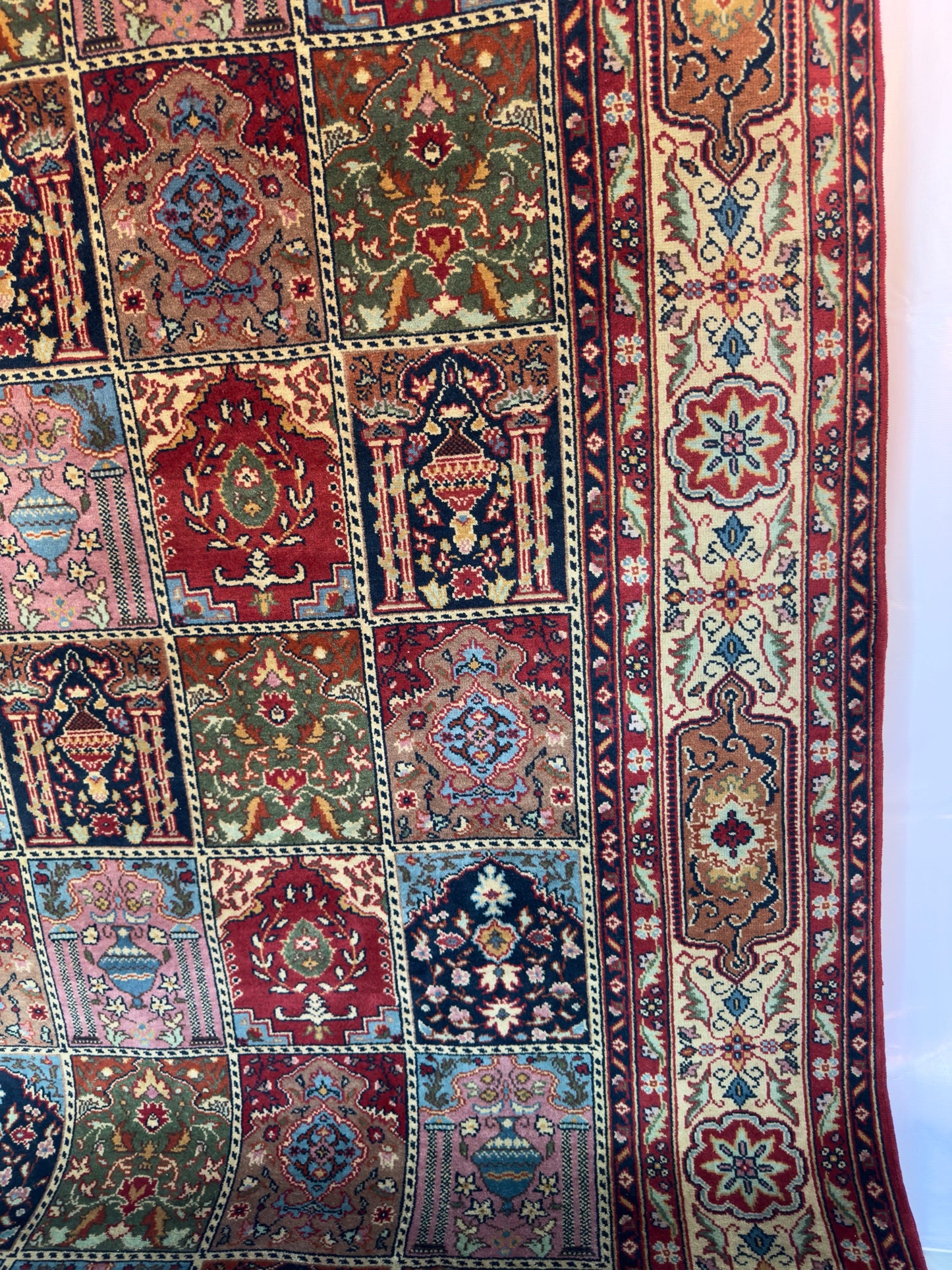 Handmade Romainian Rug 10.83 x 7.55 ft