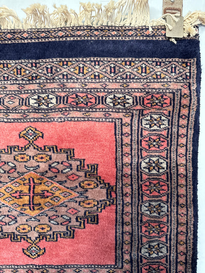 Handmade Mini Lahore Rug 62 x 62 cm | 2 x 2 ft