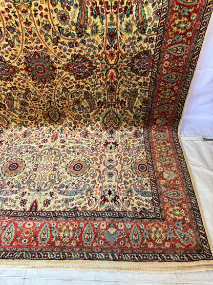 RESERVED ⚡️Handmade Persian Tabriz 305 x 200 cm | 10 x 6.56 ft