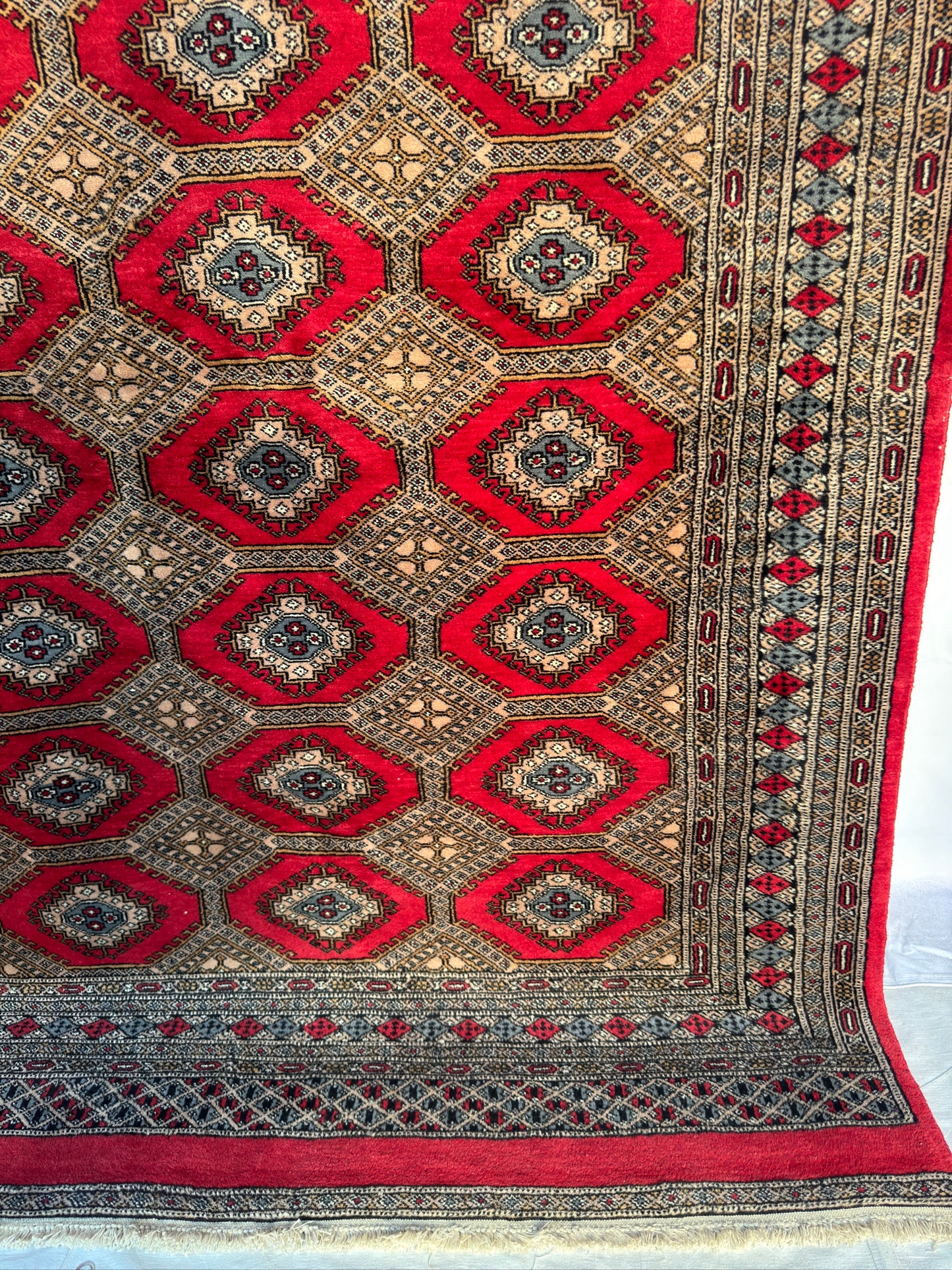 Handmade Jaldar Rug 8.2 x 5.25 ft