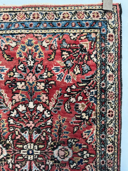 Handmade Persian Lilihan 97 x 63 cm | 3.18 x 2.07 ft