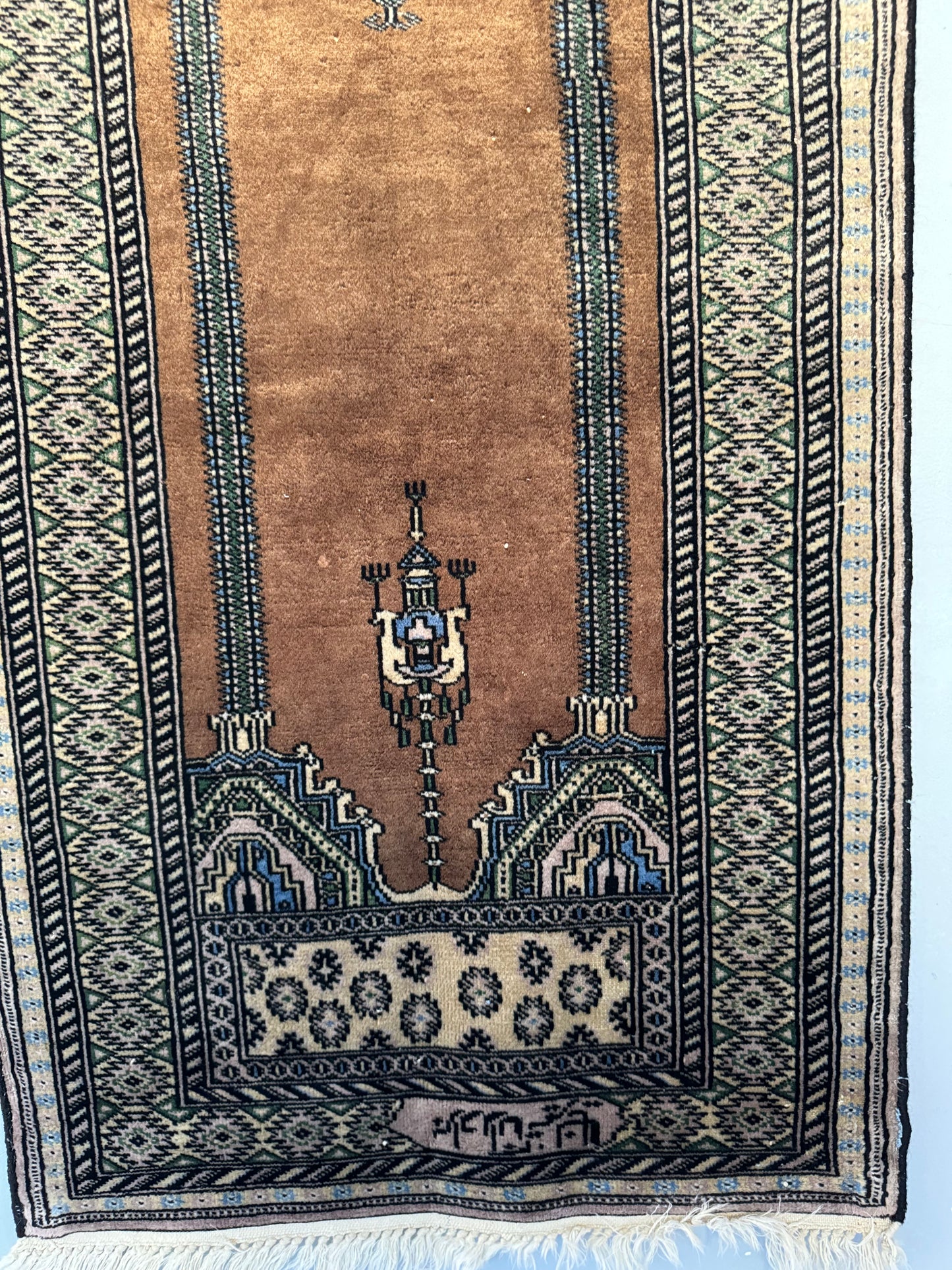 Handmade Lahore Rug 106 x 62 cm | 3.48 x 2.03 ft