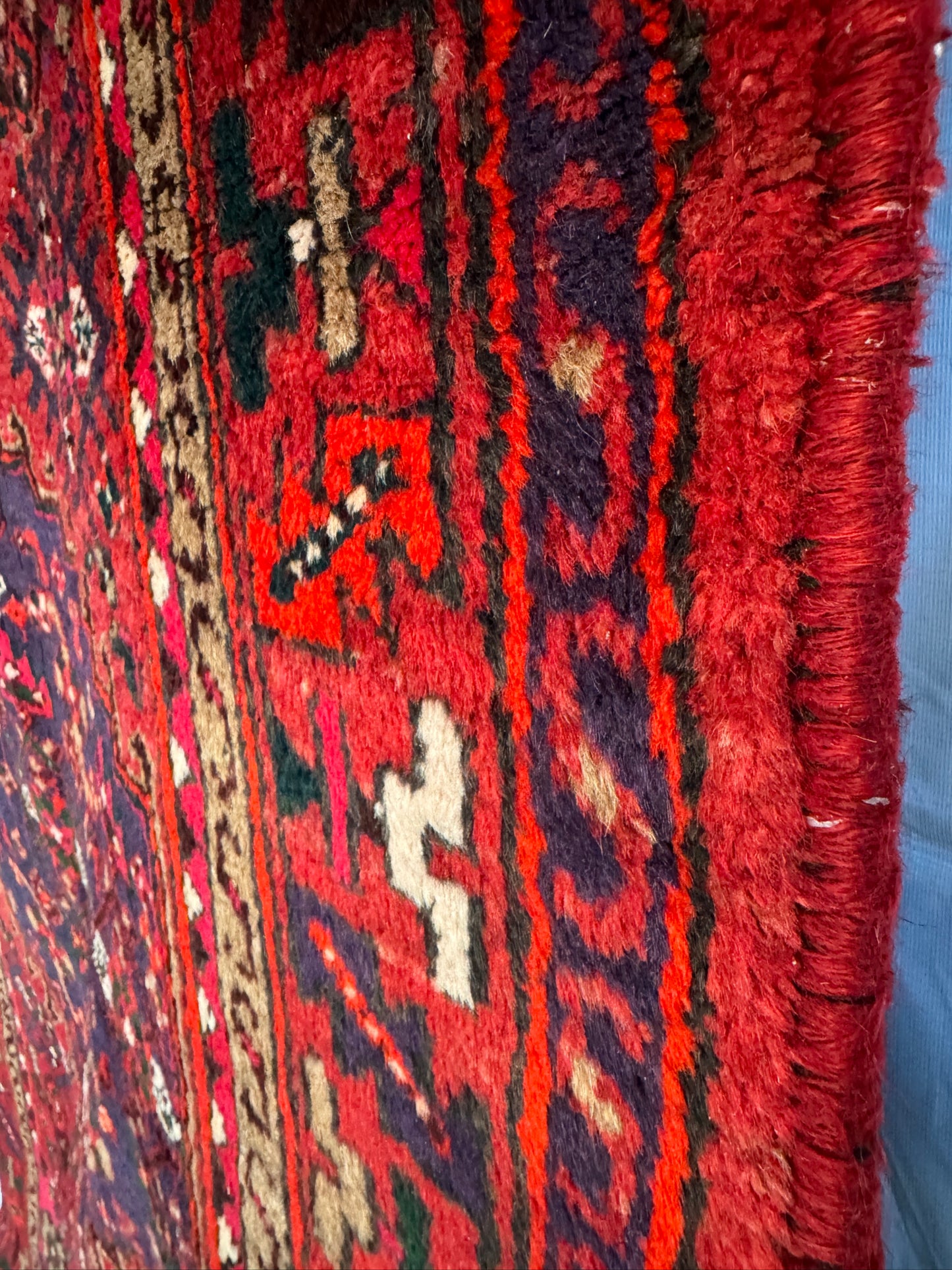 Handmade Persian Zanjan Rug 8 x 5 ft