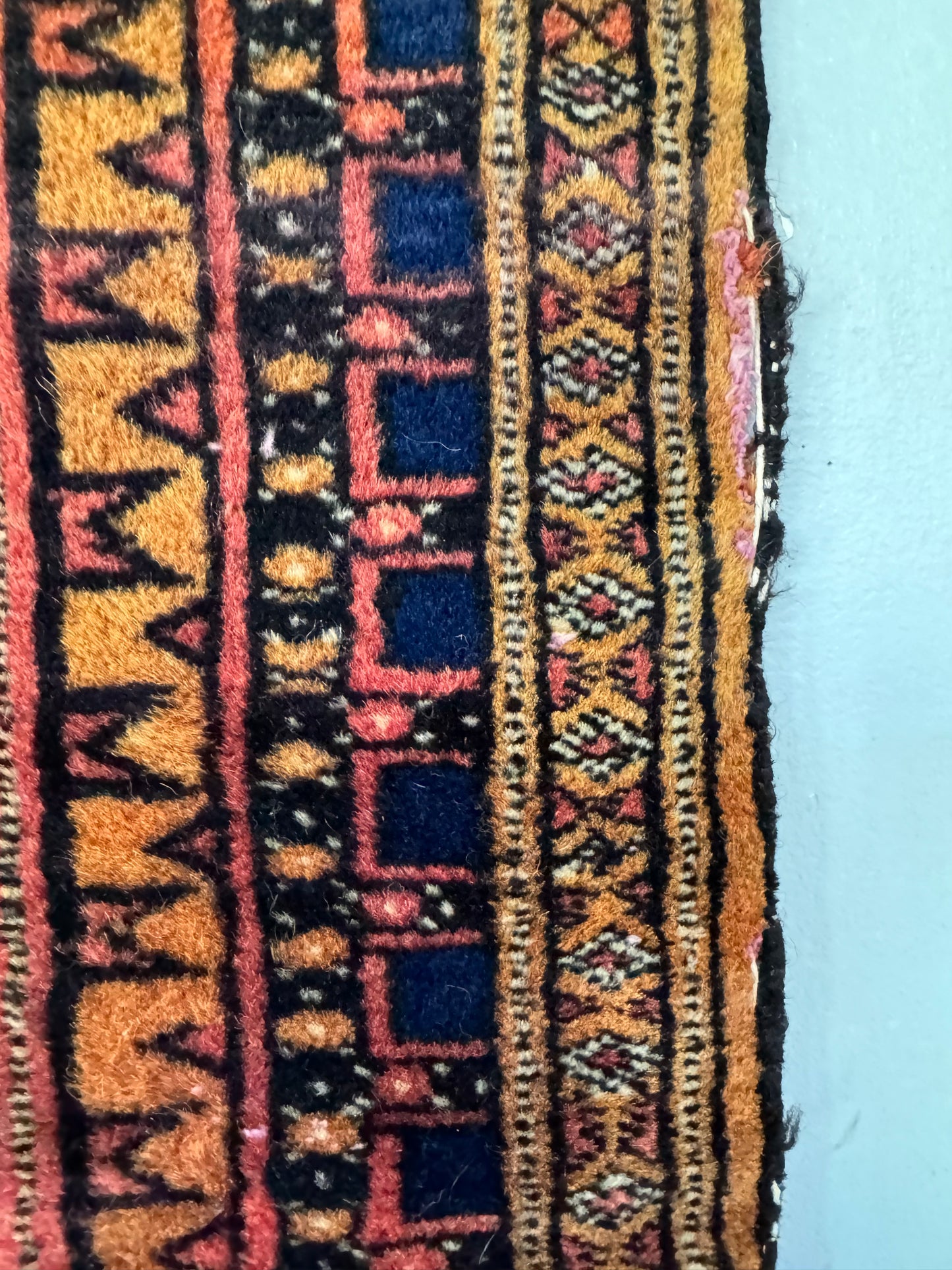 Handmade Mini Lahore Rug 82 x 30 cm | 2.69 x 1 ft