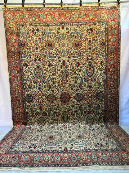 RESERVED ⚡️Handmade Persian Tabriz 305 x 200 cm | 10 x 6.56 ft