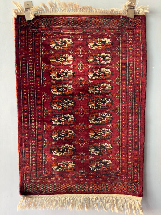 Handmade Bokhara Rug 3 x 2 ft