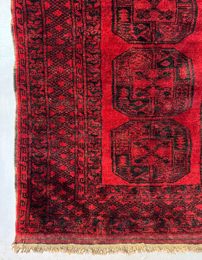 Handmade Afghan Ersari 5.6 x 3.2 ft