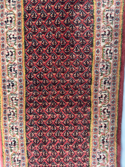 Handmade Persian Mir Saraband 4.5 x 2.2 ft