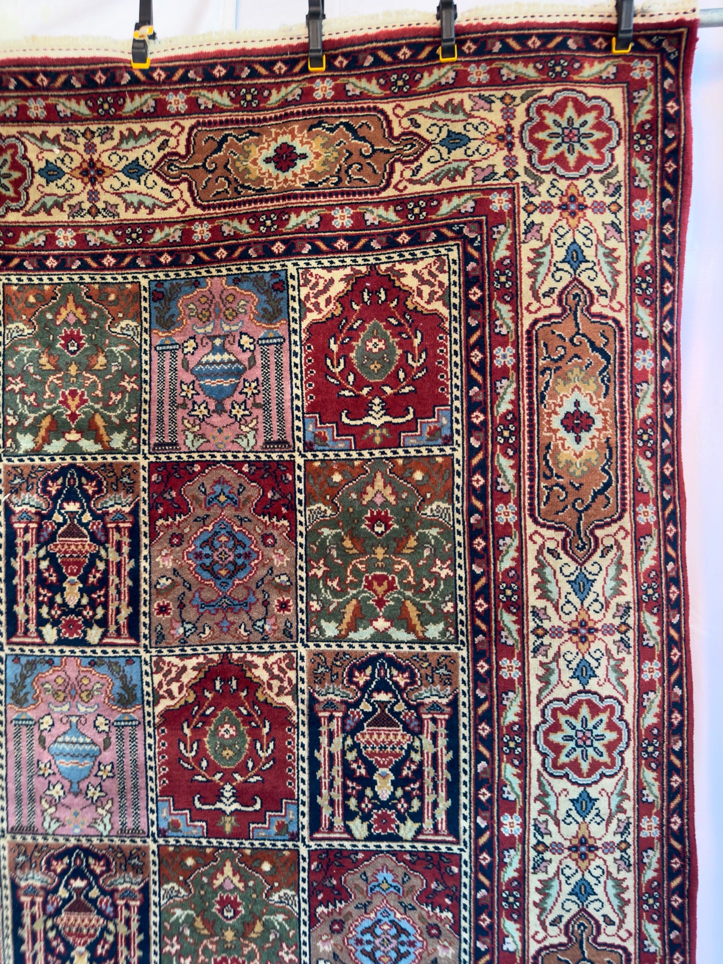 Handmade Romainian Rug 10.83 x 7.55 ft