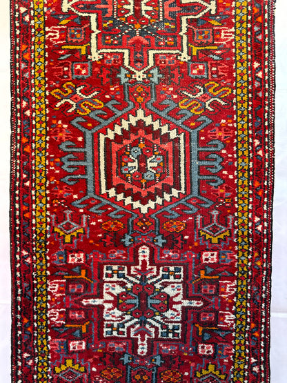 RESERVED ⚡️Handmade Persian Karaja Runner 191 x 63 cm | 6.27 x 2.07 ft