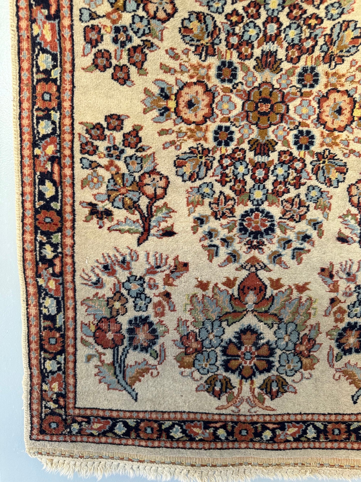 Handmade Persian Lilihan 101 x 63 cm | 3.31 x 2.07 ft