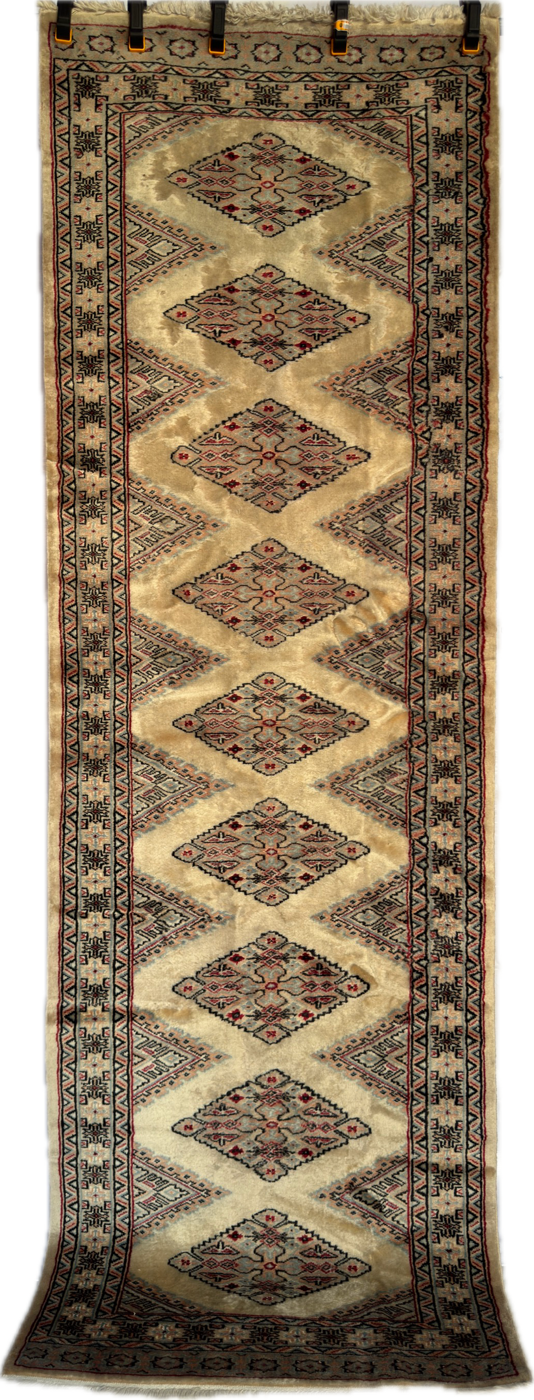 Handmade Jaldar Runner 8 x 2.6 ft