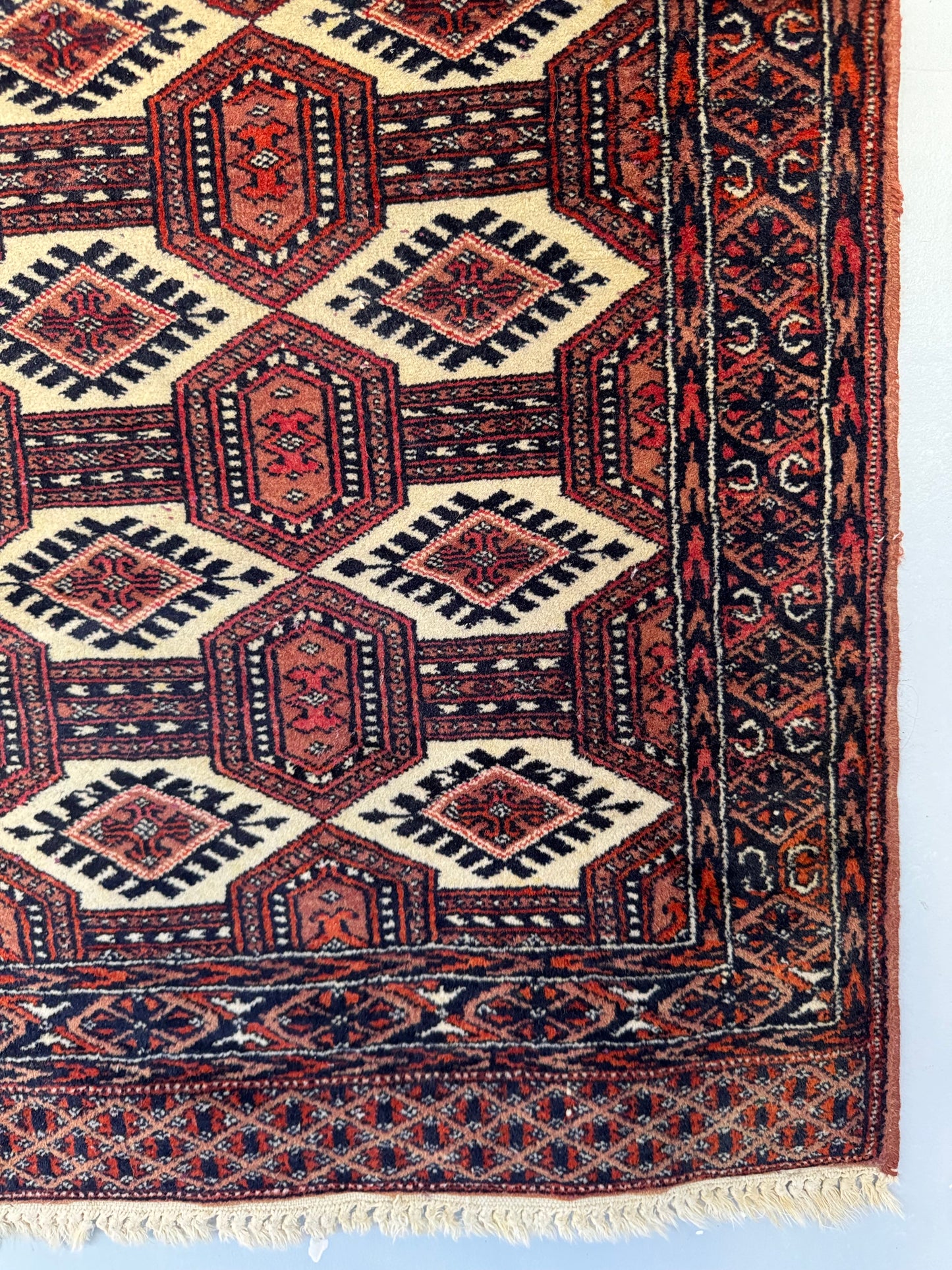 Handmade Jaldar Rug 103 x 62 cm | 3.38 x 2.03 ft