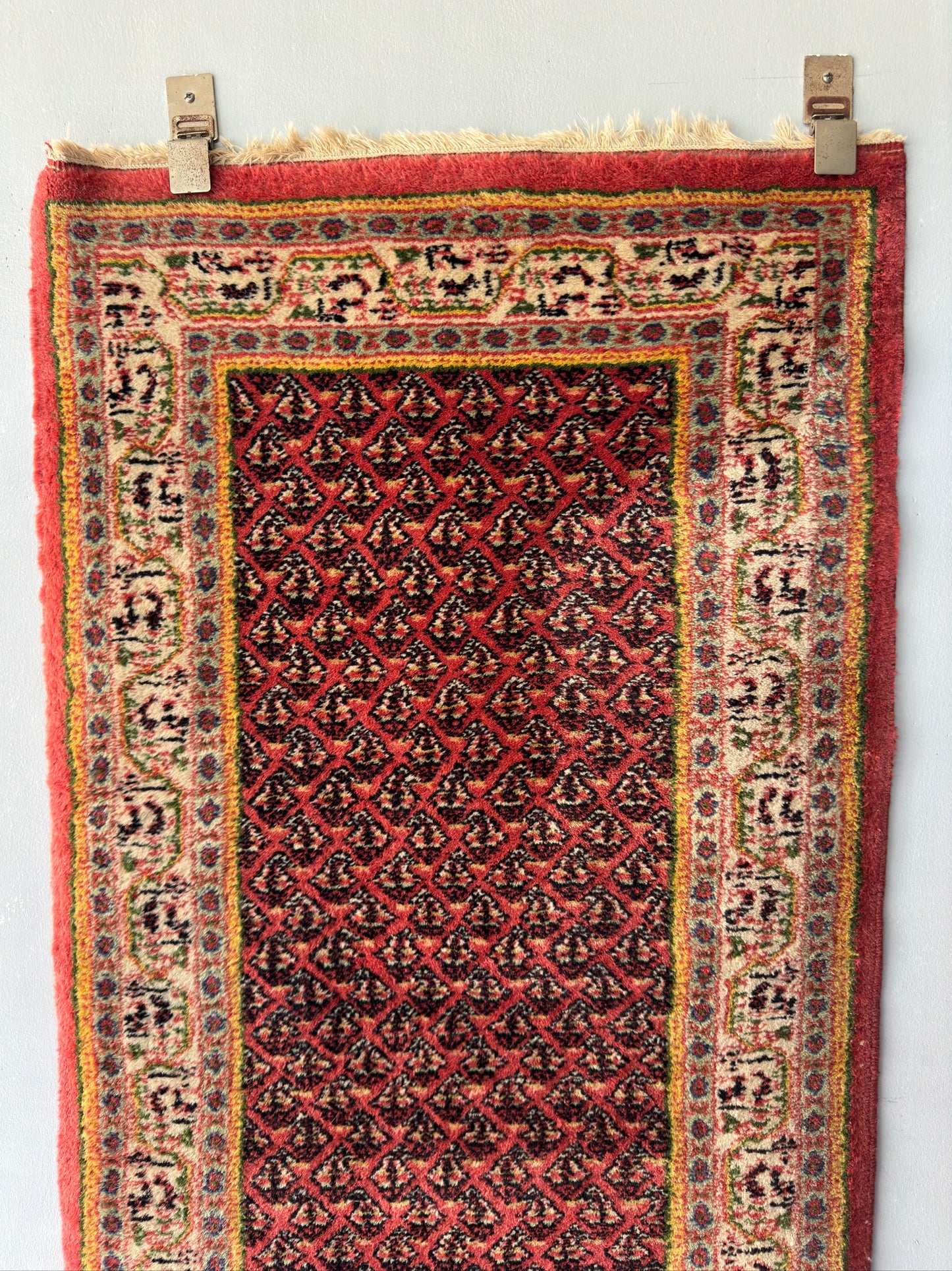 Handmade Persian Mir Saraband 4.5 x 2.2 ft