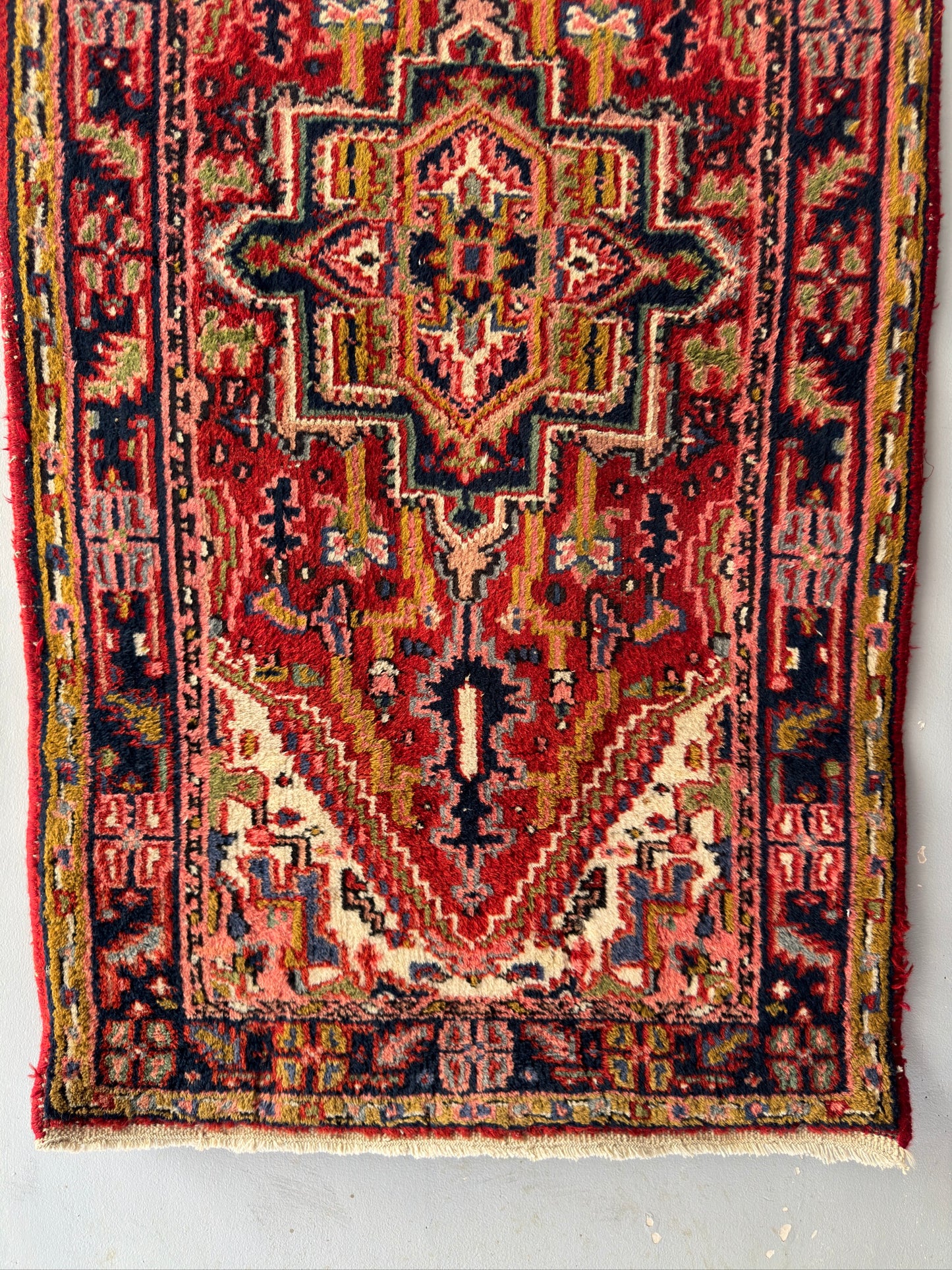 Handmade Oriental Rug 4.7 x 2.4 ft