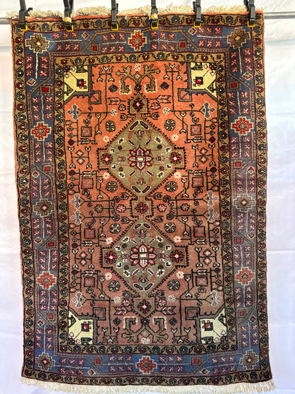 Handmade Indo Nahavand Rug 152 x 108 cm | 5 x 3.5 ft