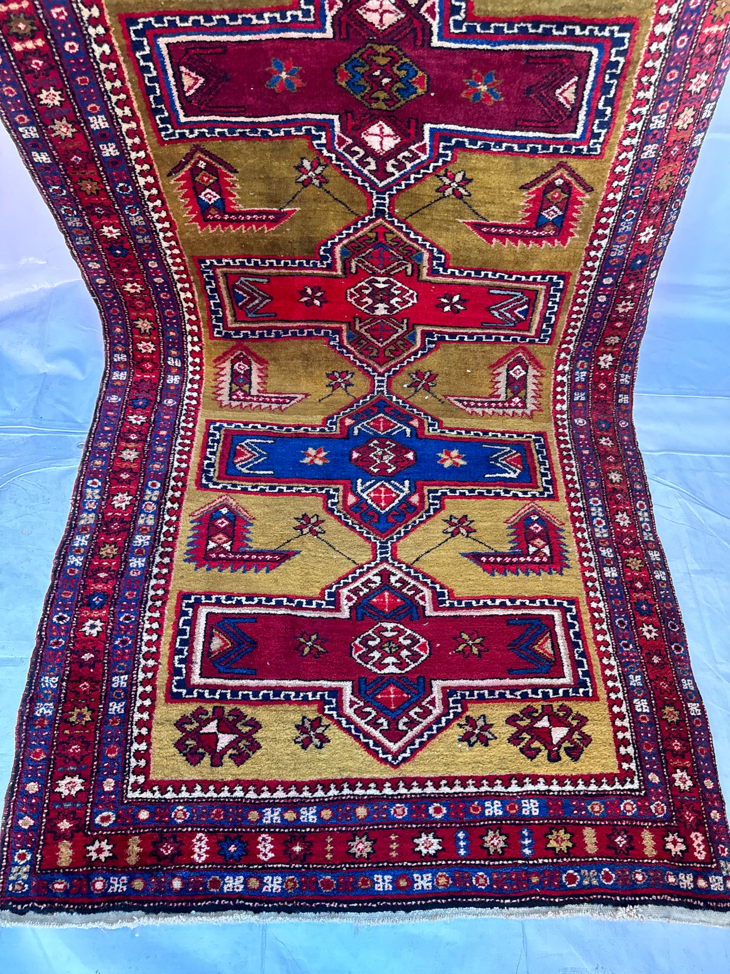 RESERVED ⚡️Handmade Persian Meshkin Runner 305 x 108 cm | 10 x 3.54 ft