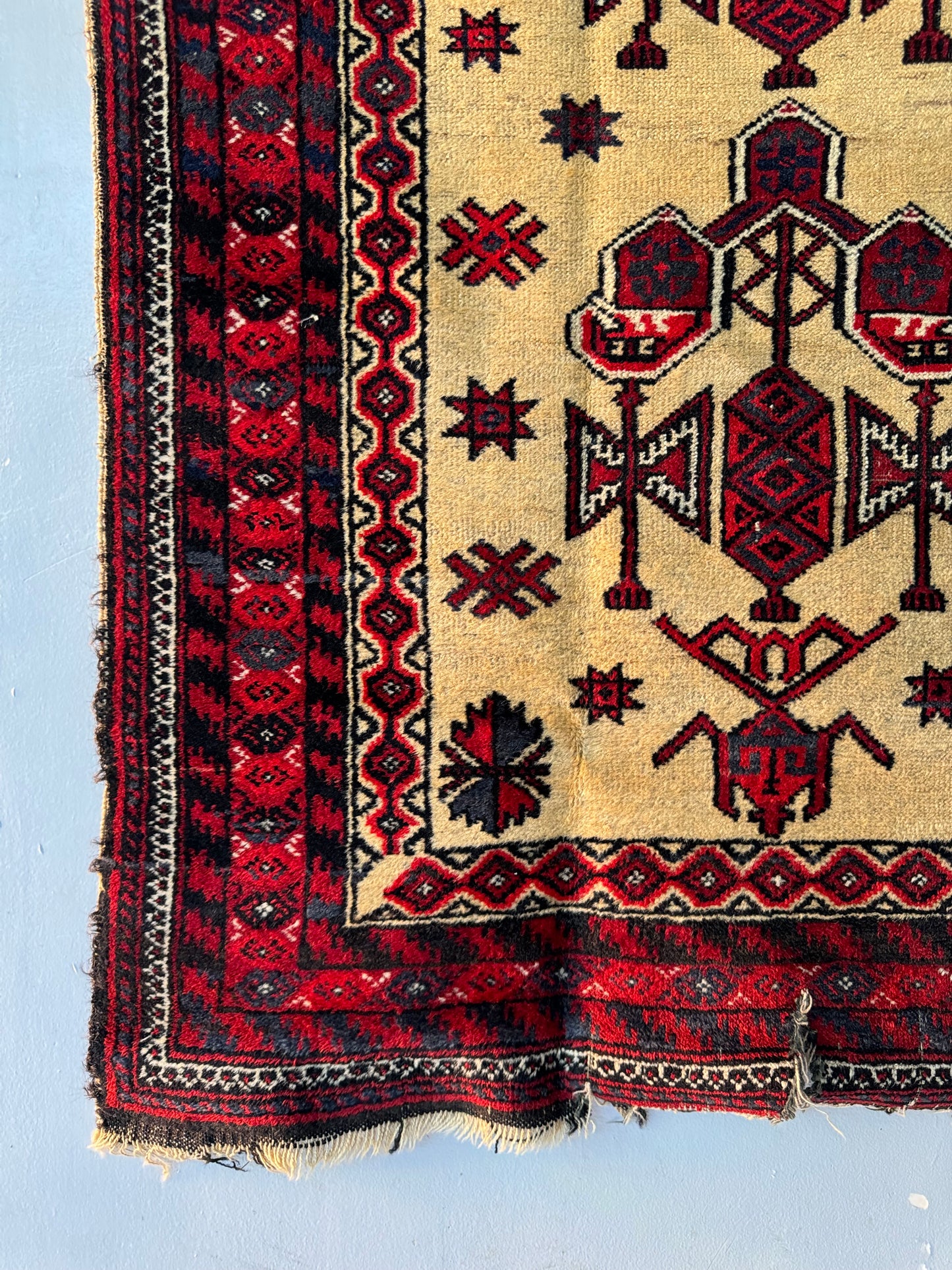 Handmade Baluch 4.5 x 2.8 ft