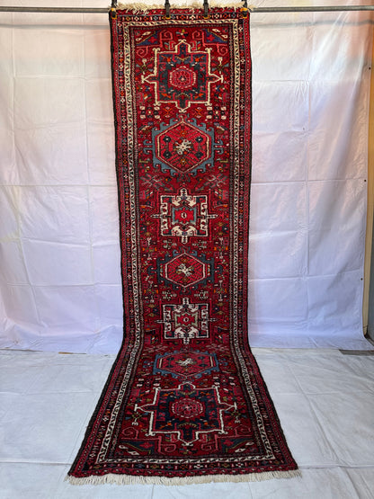 RESERVED ⚡️Handmade Persian Karaja 328 x 86 cm | 10.76 x 2.82 ft