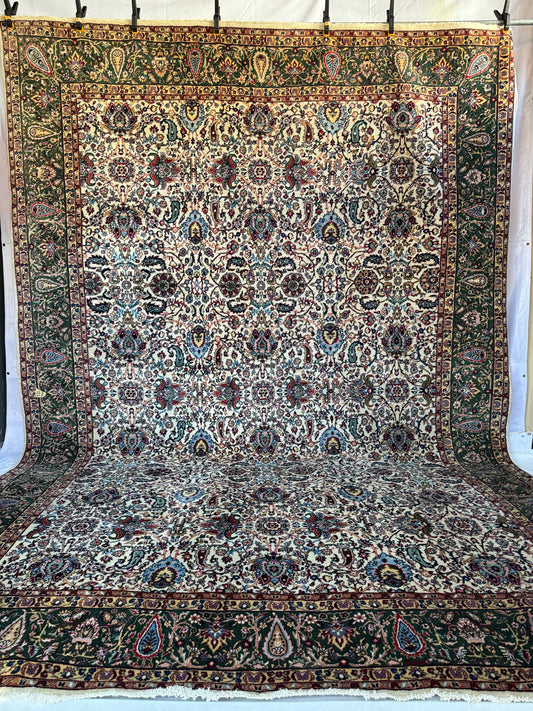 RESERVED ⚡️Handmade Persian Tabriz  358 x 250 cm | 11.75 x 8.2 ft