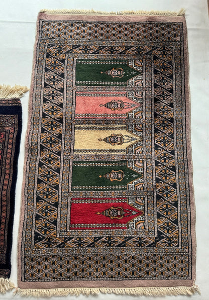 Handmade Lahore Rug 107 x 61 cm | 3.51 x 2 ft