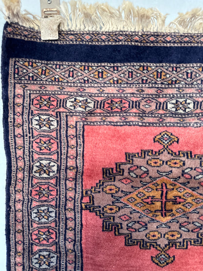 Handmade Mini Lahore Rug 62 x 62 cm | 2 x 2 ft