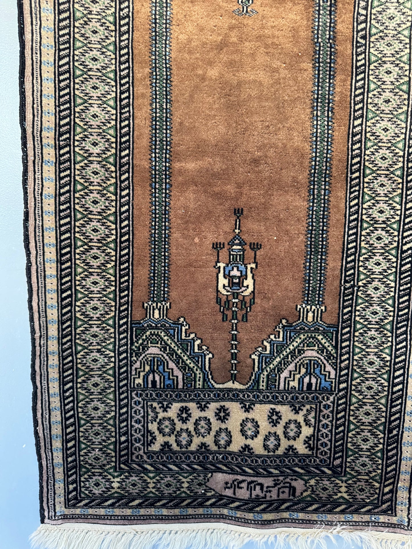 Handmade Lahore Rug 106 x 62 cm | 3.48 x 2.03 ft