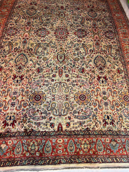 RESERVED ⚡️Handmade Persian Tabriz 305 x 200 cm | 10 x 6.56 ft